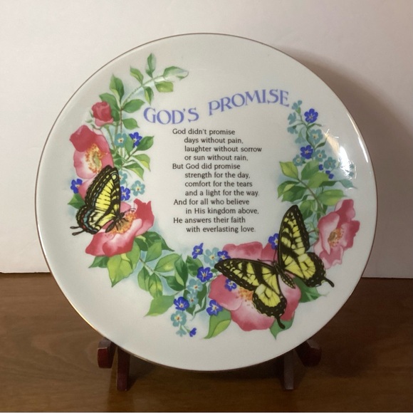 C.M. Paula Company Other - “Gods Promise” Vintage Decor Plate